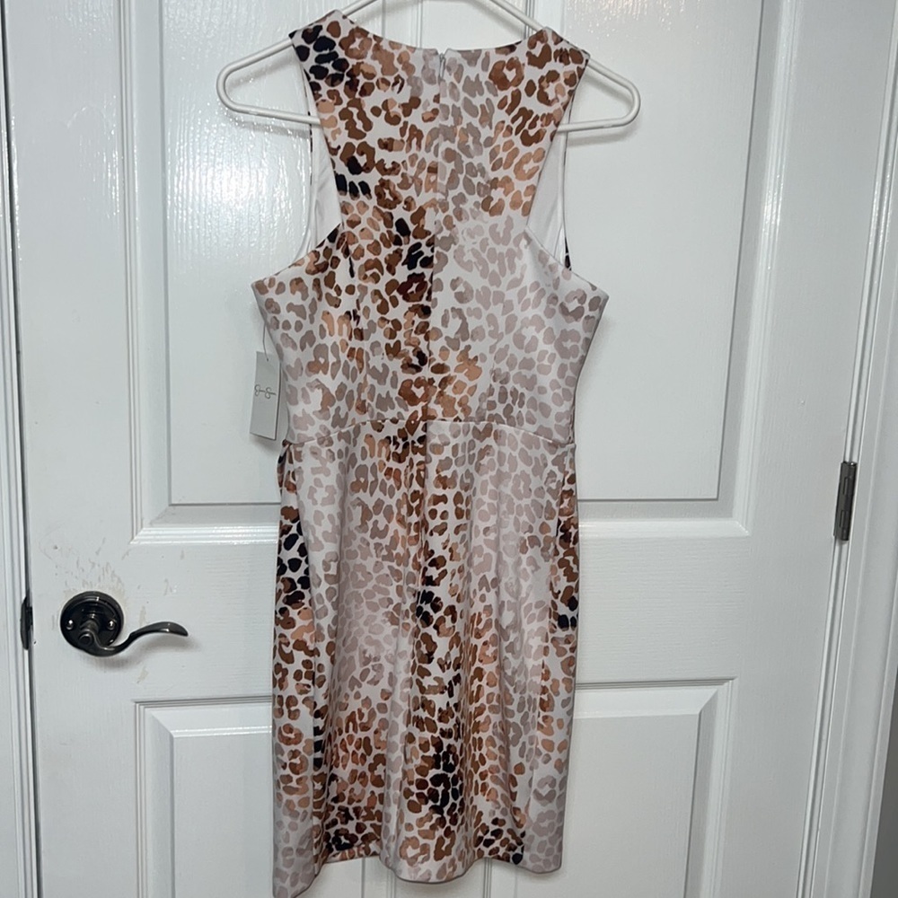JESSICA SIMPON LEOPARD PRINT DRESS. - Picture 5 of 9